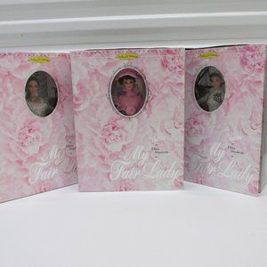 Set of Three 1995 Collectible "My Fair Lady" Barbie Dolls